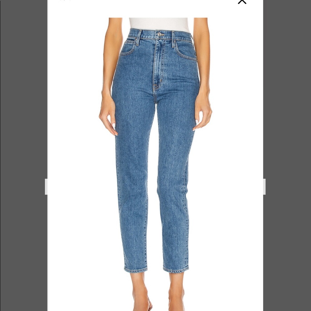 SLVRLAKE BEATNIK ANKLE JEAN IN 
FOREVER BLUE